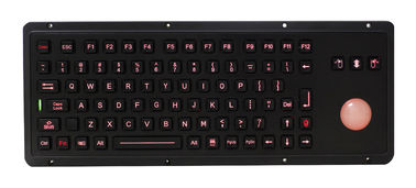 IP65 85 пользуется ключом взрывозащищенная черная промышленная клавиатура с backlit trackball