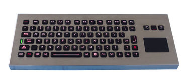Ключи ИП65 85 усиливали настольную клавиатуру баклигхт металла с загерметизированной жесткой сенсорной панелью