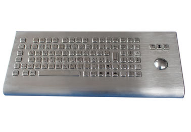 Клавиатура металла стены клавиатуры IP65 mountable промышленная с trackball и численный кнопочными панелями